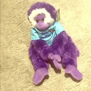 Monkey stuffed animal feel better soon